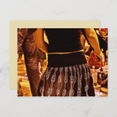 Dancefloor Glimpses Serie Postkarte (Vorne/Hinten)