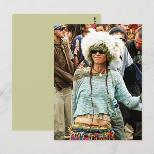 Dancefloor Stile Postkarte (Vorne/Hinten)