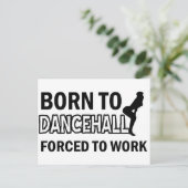 Dancehall Designs Postkarte (Stehend Vorderseite)