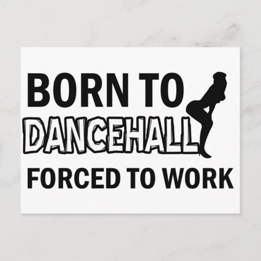 Dancehall Designs Postkarte (Vorderseite)