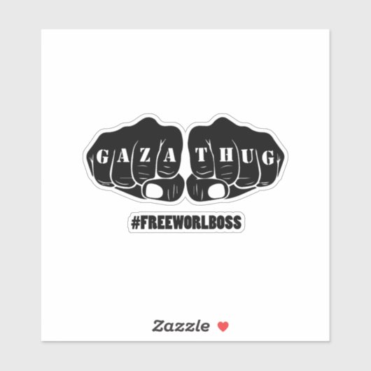 Dancehall Gaza Aufkleber (Blatt)