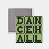 Dancehall, Music Genre Magnet (Vorderseite/Rückseite)