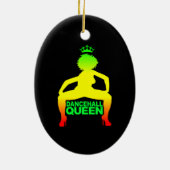 Dancehall Queen Keramik Ornament (Hinten)