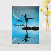 Dancer 3 Beileid Karte (Gelbe Blume)