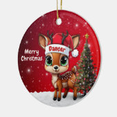 Dancer Baby Deer, Fawn, Doe, Reindeer🦌 🎄 Keramik Ornament (Links)