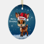 Dancer Baby Deer, Fawn, Doe, Reindeer🦌 🎄 Keramik Ornament (Rechts)