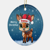 Dancer Baby Deer, Fawn, Doe, Reindeer🦌 🎄 Keramik Ornament (Links)