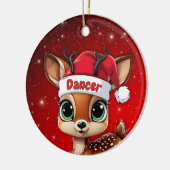 Dancer Baby Deer, Fawn, Doe, Reindeer🦌 🎄 Keramik Ornament (Links)