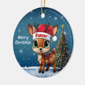 Dancer Baby Deer, Fawn, Doe, Reindeer🦌 🎄 Keramik Ornament (Links)