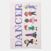 DANCER Ballet Stach Jazz Hip Hop Lyrical Teacher Küchentuch (Vertikal)