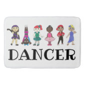 DANCER Ballet Stich Jazz Hip Hop Lyrical Acro Stud Badematte (Vorderseite)