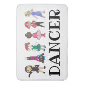 DANCER Ballet Stich Jazz Hip Hop Lyrical Acro Stud Badematte (Vorderseite Vertikal)