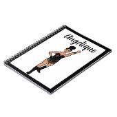 Dancer Black Fringe Notebook #2 Notizblock (Linke Seite)