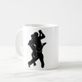Dancer Couple Tasse - Benutzerdefinierte Farben (Vorderseite Links)