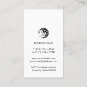 Dancer Dance Teacher Business Card Visitenkarte (Rückseite)