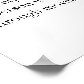 Dancer Definition Word Art Poster (Ecke)