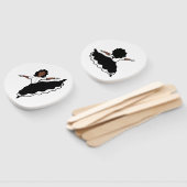 Dancer Fans BW #1 Fächer (Non-assembled)