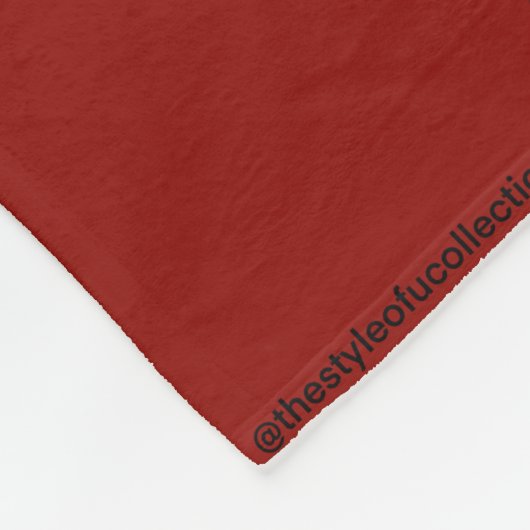 Dancer Fleece Blanket Berry & Blue 2 (Ecke)