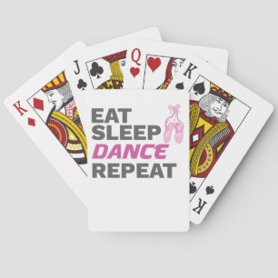 Dancer for Dancing Teacher Eat Sleep Dance Repeat Spielkarten