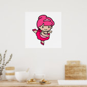 Dancer Girl Poster (Küche)