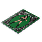 Dancer Green Black Notebook #2 Notizblock (Linke Seite)