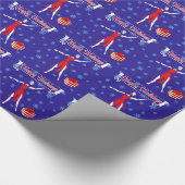 Dancer Happy Holidays Geschenkwrap Geschenkpapier (Ecke)
