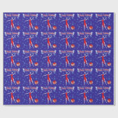 Dancer Happy Holidays Geschenkwrap Geschenkpapier (Flach)