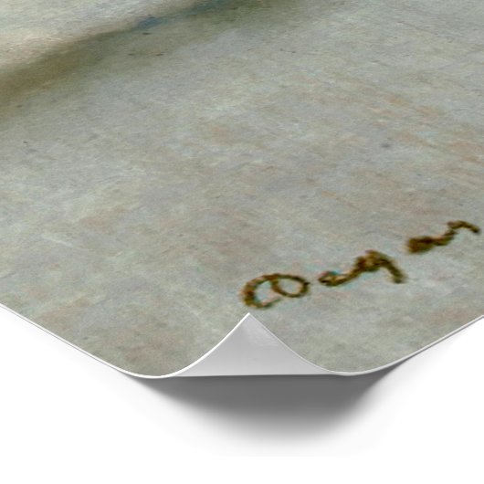 Dancer in Green - Edgar Degas Poster (Ecke)