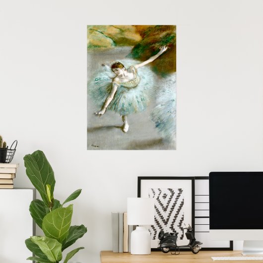 Dancer in Green - Edgar Degas Poster (Heimbüro)