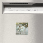 Dancer in Green von Edgar Degas Magnet (In Situ (Geschirrspüler))