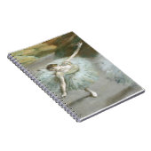 Dancer in Green von Edgar Degas Notizblock (Rechte Seite)