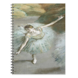 Dancer in Green von Edgar Degas Notizblock