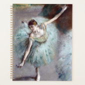 Dancer in Green von Edgar Degas Planer (Vorderseite)