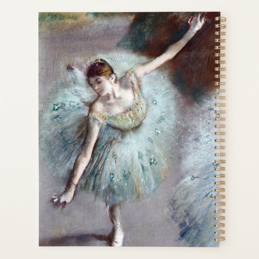 Dancer in Green von Edgar Degas Planer (Rückseite)