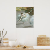 Dancer in Green von Edgar Degas Poster (Küche)