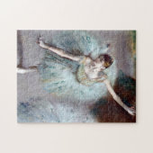 Dancer in Green von Edgar Degas Puzzle (Horizontal)