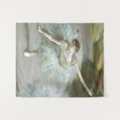 Dancer in Green von Edgar Degas Wandteppich (Vorderseite (Horizontal))