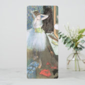 Dancer in ihrem Dressing Room von Edgar Degas Einladung (Stehend Vorderseite)