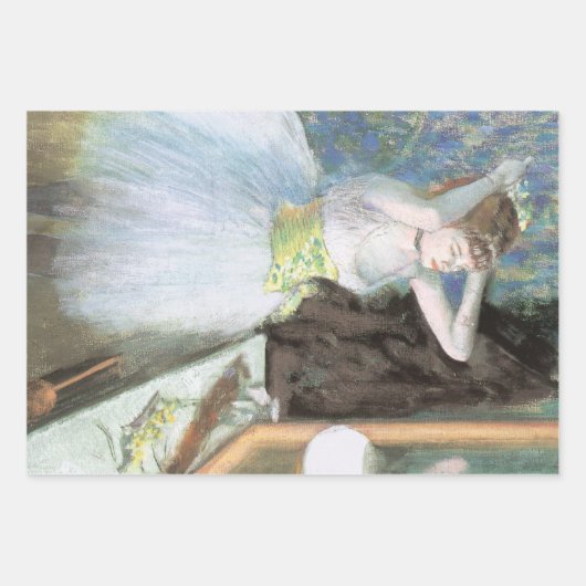 Dancer in ihrem Dressing Room von Edgar Degas Geschenkpapier Set (Vorderseite 2)