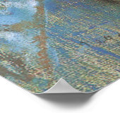 Dancer in ihrem Dressing Room von Edgar Degas Poster (Ecke)