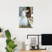 Dancer in ihrem Dressing Room von Edgar Degas Poster (Heimbüro)