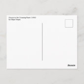 Dancer in ihrem Dressing Room von Edgar Degas Postkarte (Rückseite)