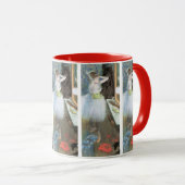 Dancer in ihrem Dressing Room von Edgar Degas Tasse (VorderseiteRechts)