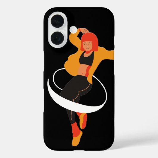 Dancer in Motion Phone Case (Rückseite)