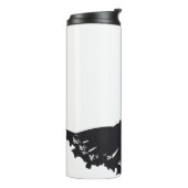 Dancer Lady Silhouette Thermosbecher (Nach links gedreht)