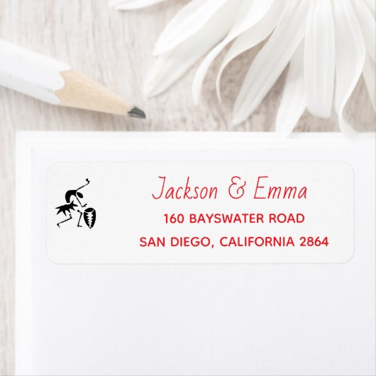 Dancer, Light Orange Rücksendeadresse (Insitu)