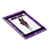 Dancer Lila Fringe Notebook #1 Notizblock (Rechte Seite)