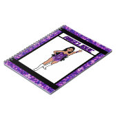 Dancer Lila Fringe Notebook #2 Notizblock (Linke Seite)