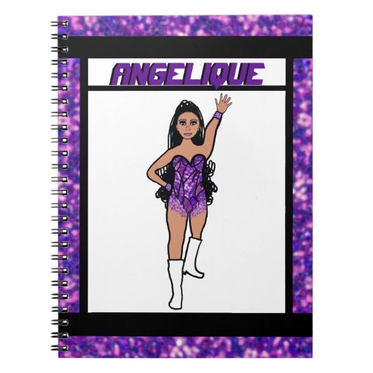 Dancer Lila Fringe Notebook #2 Notizblock (Vorderseite)