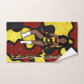 Dancer/Majorette Red Yellow Camo #1 Handtuch (Handtuch)